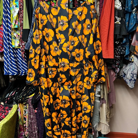 Lady Voluptuous Orange Poppy Dress, size 26/28 - Picture 8 of 8